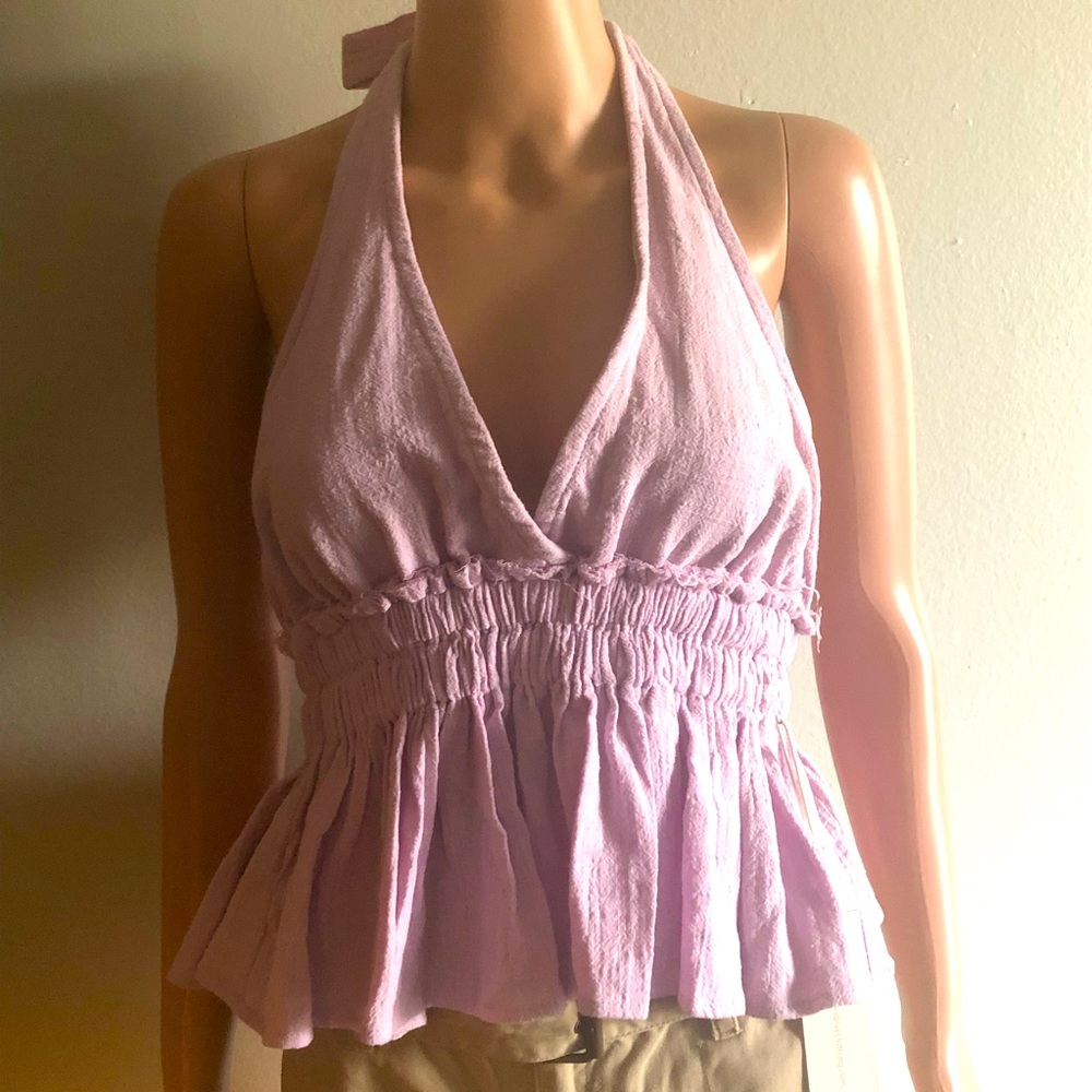Violet halter top!👙👛🌸